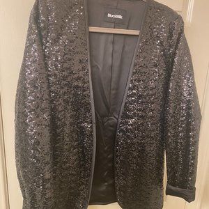 Brand New BlackMilk Sparkle Sparkle Black Sequin Blazer in Size 12